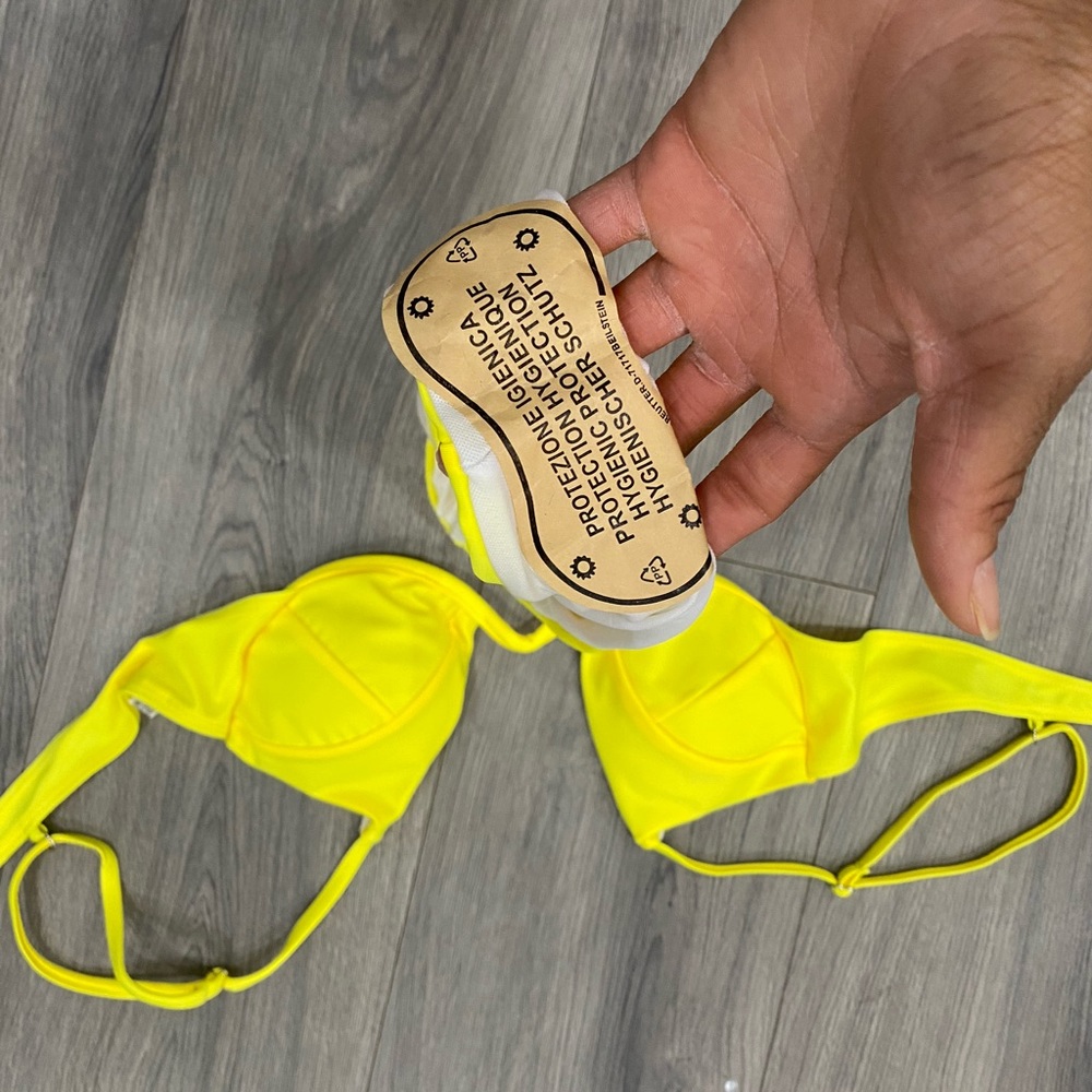 Yellow bikini